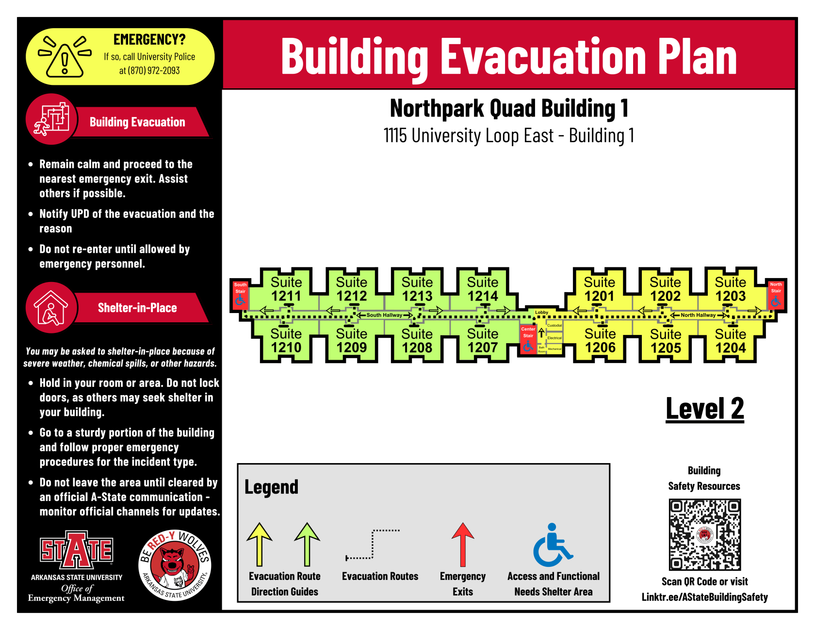 Building Evacuation Plan (NPQ Building 1, Level 2, White, 8.5x11).png