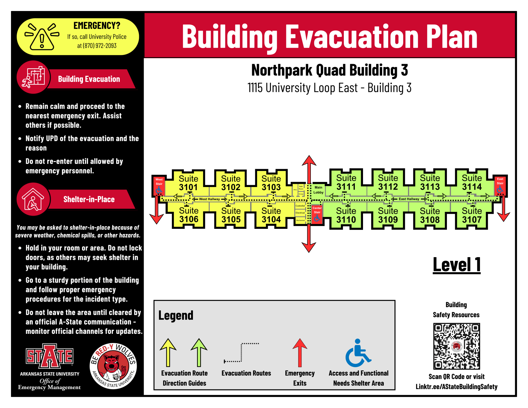 Building Evacuation Plan (NPQ Building 3, Level 1, White, 8.5x11).png