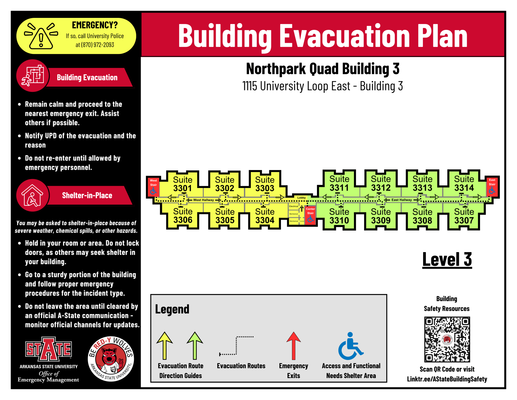 Building Evacuation Plan (NPQ Building 3, Level 3, White, 8.5x11).png