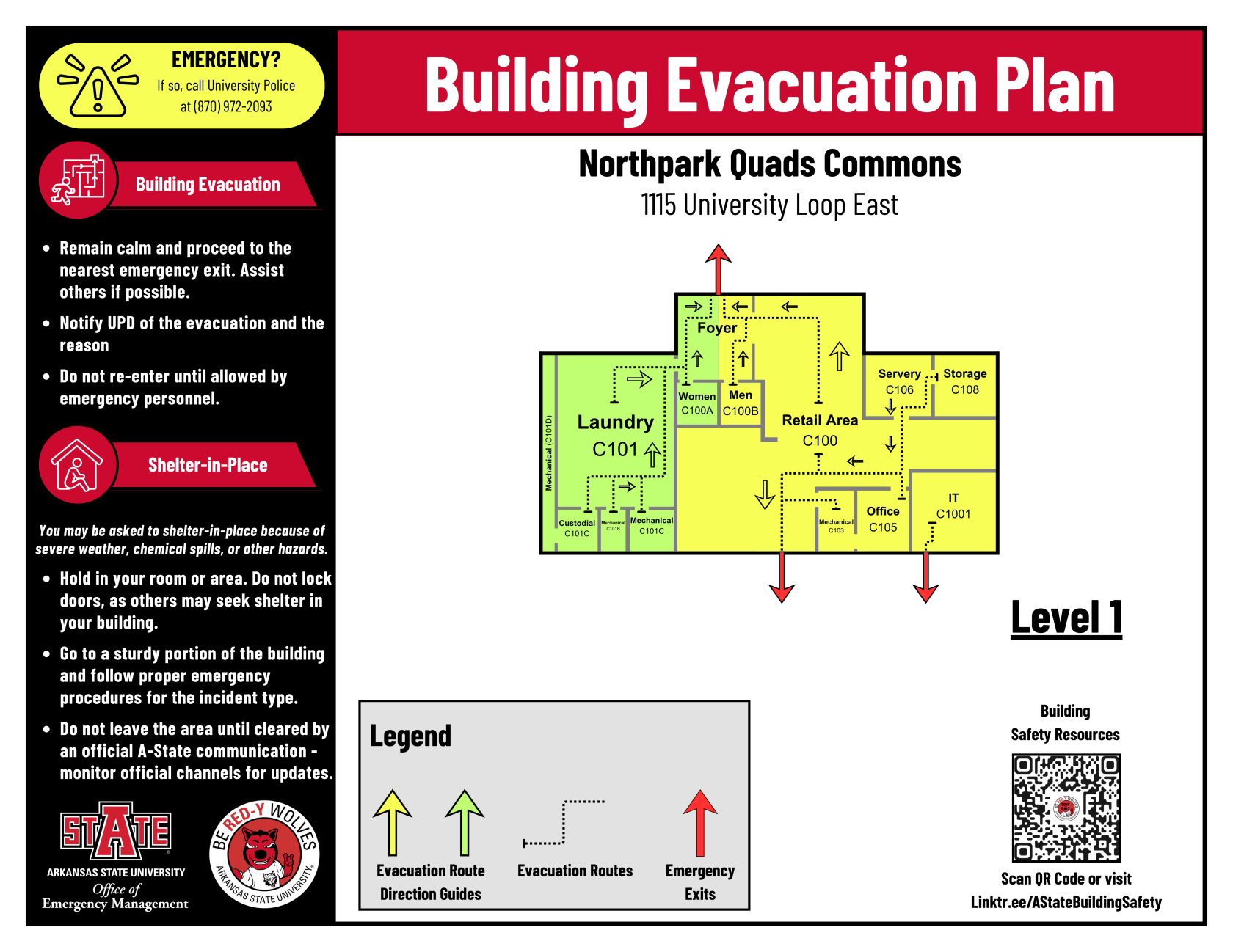 Building Evacuation Plan (NPQ Commons, Level 1, White, 8.5x11) (1).png