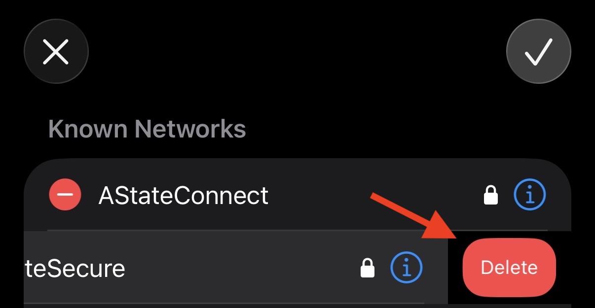 iOS Known networks Delete button.jpeg